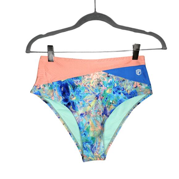 Born Primitive Tropics Floral 4 Way Stretch Athletic Bikini Bottoms Size Small - Picture 2 of 10